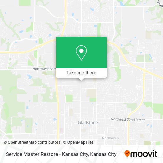 Service Master Restore - Kansas City map