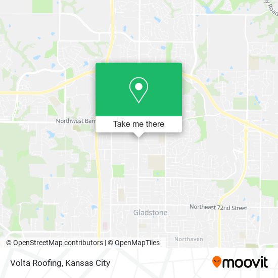 Volta Roofing map