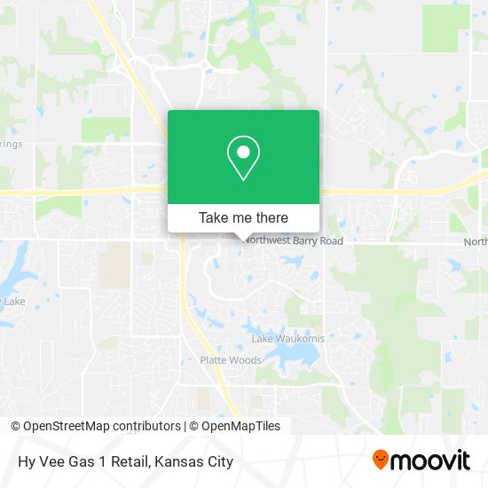 Hy Vee Gas 1 Retail map