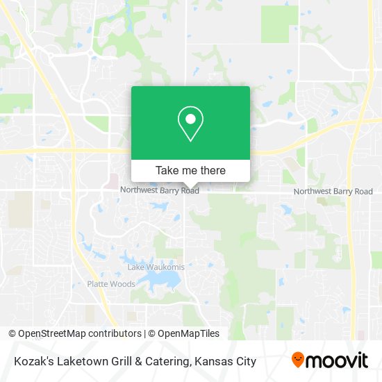 Kozak's Laketown Grill & Catering map
