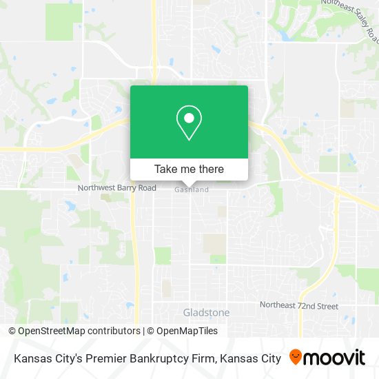 Mapa de Kansas City's Premier Bankruptcy Firm