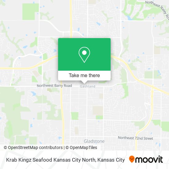 Krab Kingz Seafood Kansas City North map