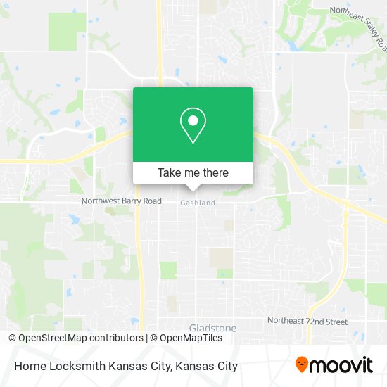 Mapa de Home Locksmith Kansas City
