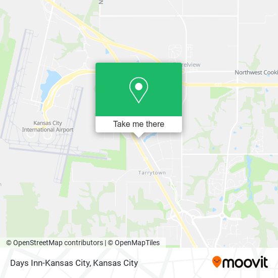 Days Inn-Kansas City map