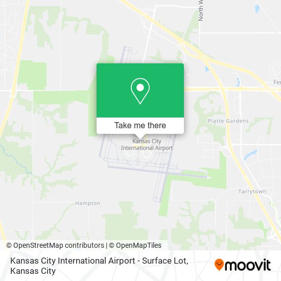 Kansas City International Airport - Surface Lot map