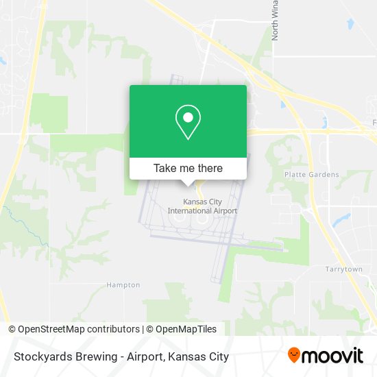 Stockyards Brewing - Airport map