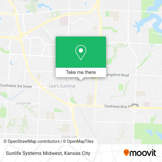 Mapa de Sunlife Systems Midwest