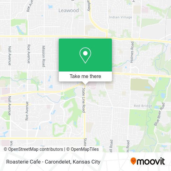 Mapa de Roasterie Cafe - Carondelet