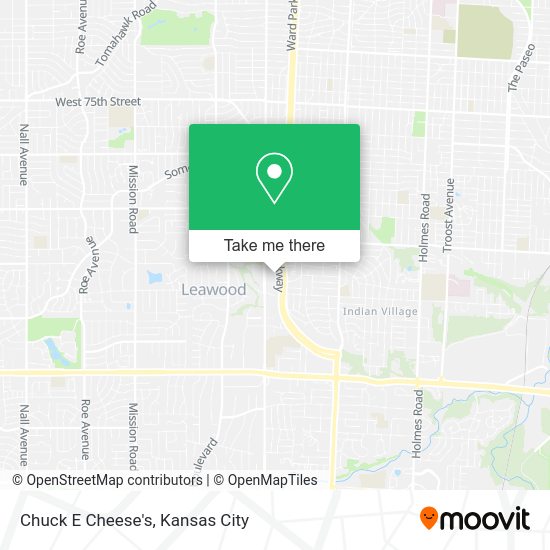 Chuck E Cheese's map