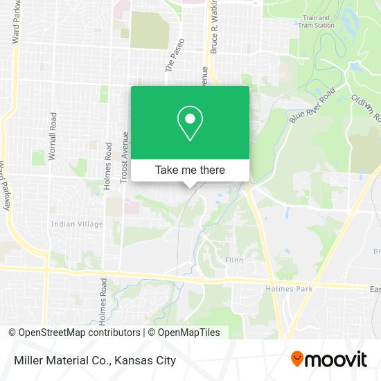 Mapa de Miller Material Co.