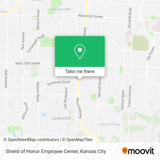 Shield of Honor Employee Center map