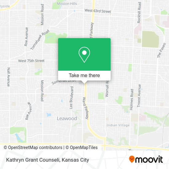 Kathryn Grant Counseli map