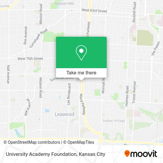 University Academy Foundation map