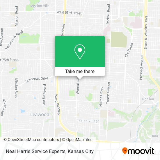 Neal Harris Service Experts map