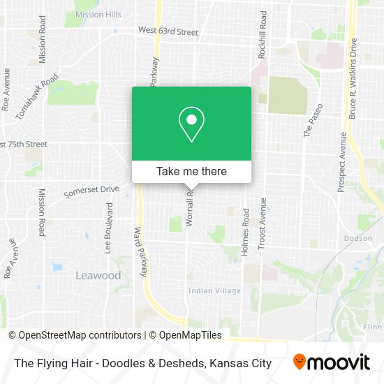 The Flying Hair - Doodles & Desheds map