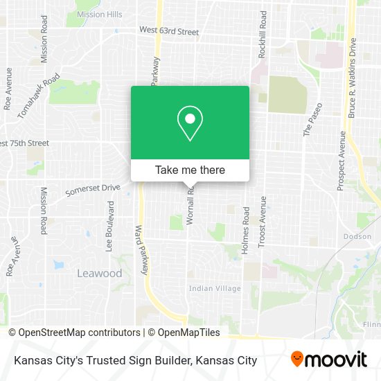 Mapa de Kansas City's Trusted Sign Builder