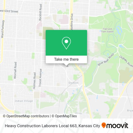 Mapa de Heavy Construction Laborers Local 663