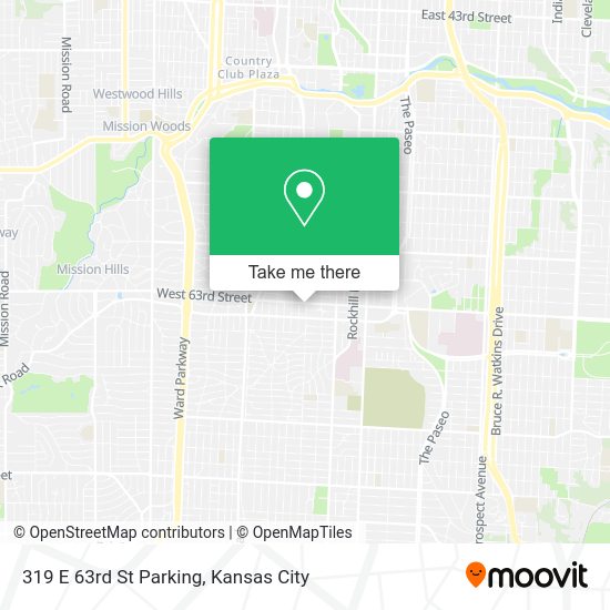 319 E 63rd St Parking map