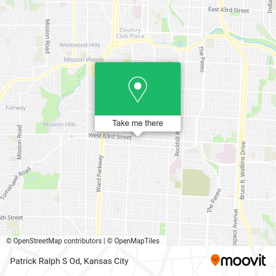 Patrick Ralph S Od map