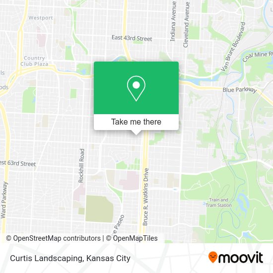 Curtis Landscaping map