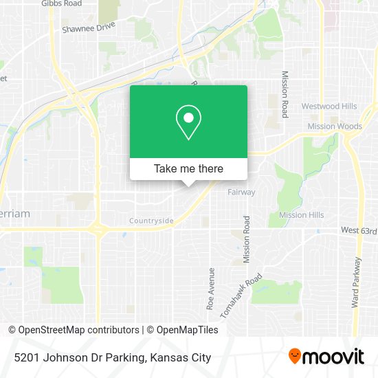 5201 Johnson Dr Parking map