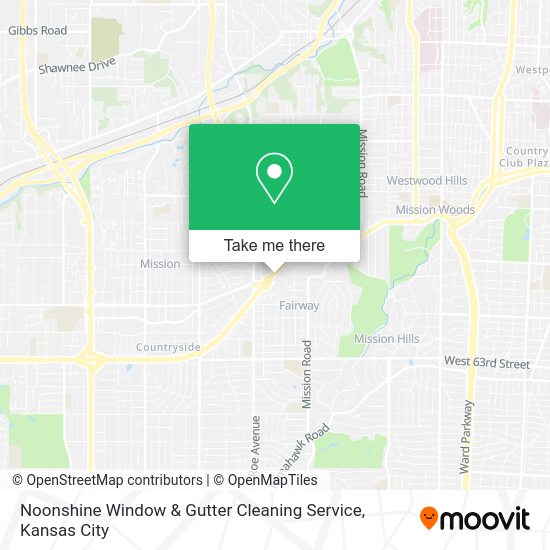 Noonshine Window & Gutter Cleaning Service map