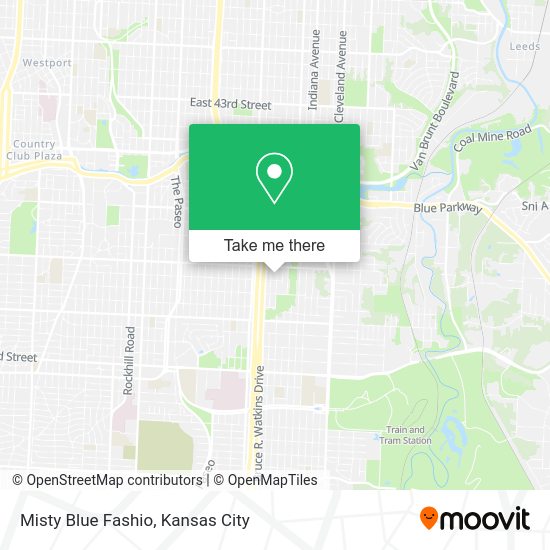Misty Blue Fashio map