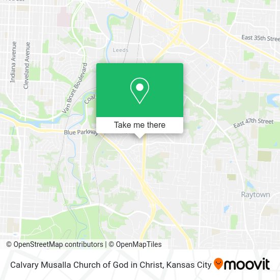 Mapa de Calvary Musalla Church of God in Christ