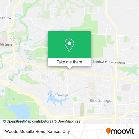 Mapa de Woods Musalla Road