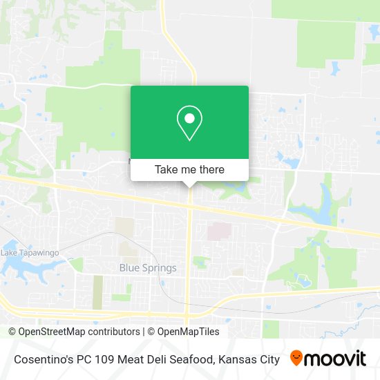 Cosentino's PC 109 Meat Deli Seafood map