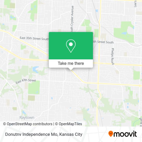 Donutnv Independence Mo map
