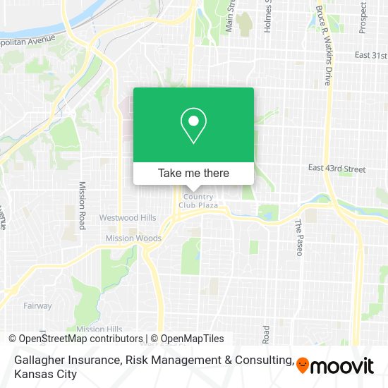 Mapa de Gallagher Insurance, Risk Management & Consulting
