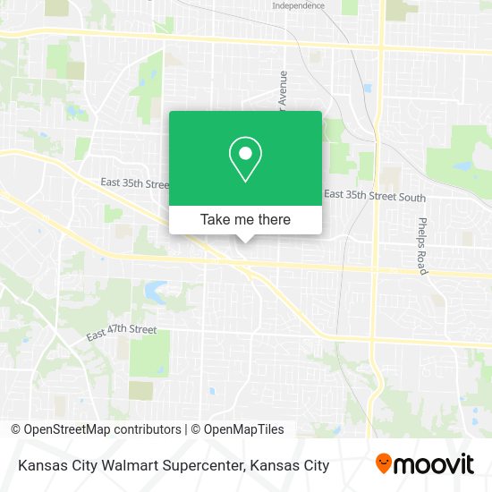Mapa de Kansas City Walmart Supercenter