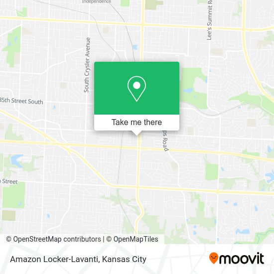 Amazon Locker-Lavanti map