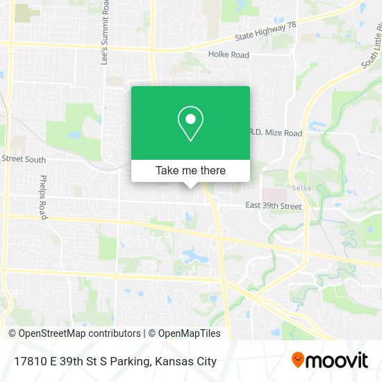 17810 E 39th St S Parking map