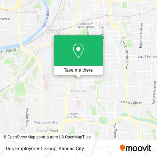 Mapa de Des Employment Group