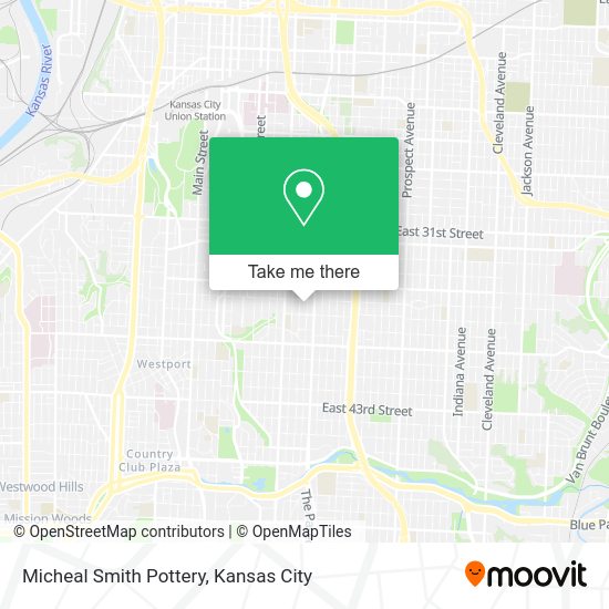 Micheal Smith Pottery map
