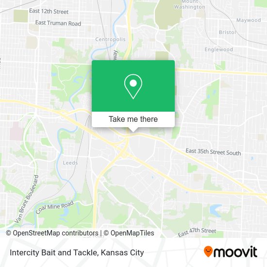 Intercity Bait and Tackle map