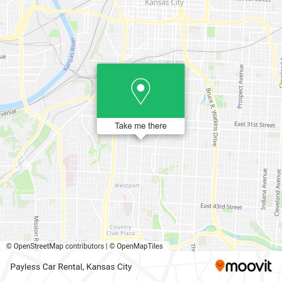 Payless Car Rental map