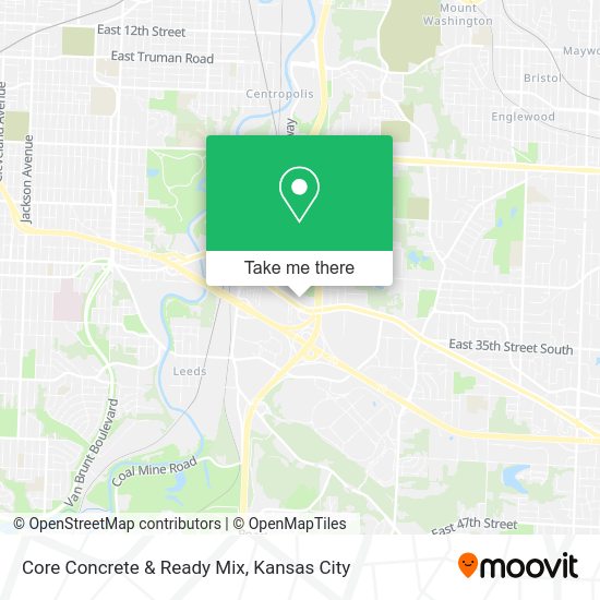 Core Concrete & Ready Mix map