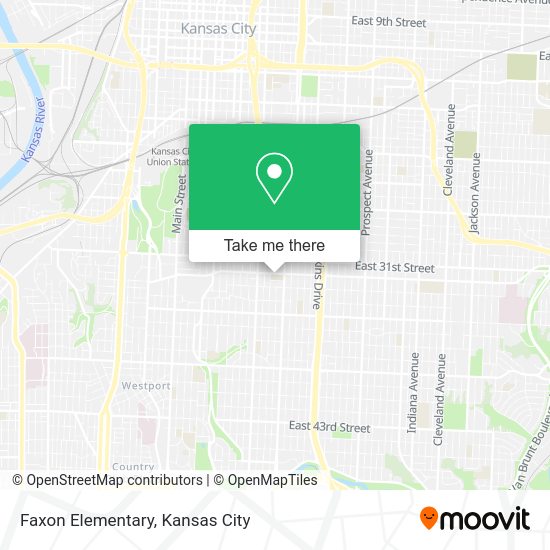 Mapa de Faxon Elementary