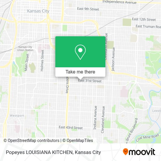 Popeyes LOUISIANA KITCHEN map