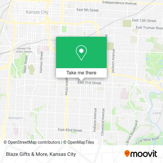 Blaze Gifts & More map