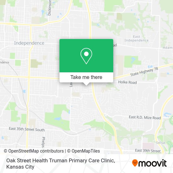 Oak Street Health Truman Primary Care Clinic map