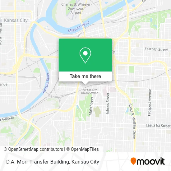 Mapa de D.A. Morr Transfer Building