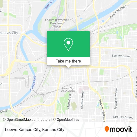 Mapa de Loews Kansas City