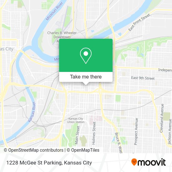 1228 McGee St Parking map