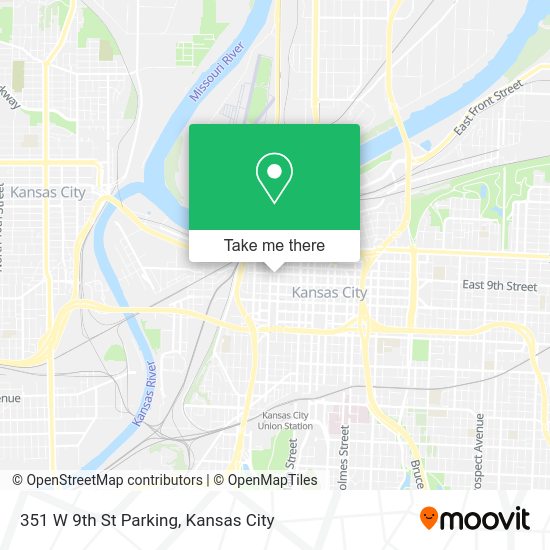 351 W 9th St Parking map