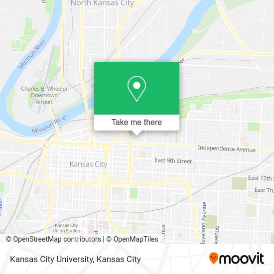 Kansas City University map