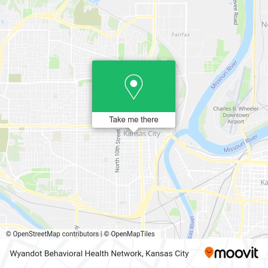 Mapa de Wyandot Behavioral Health Network